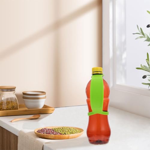 Toddmomy Water Bottle Carrier Strap Set of 8 Silicone Bottle Handles