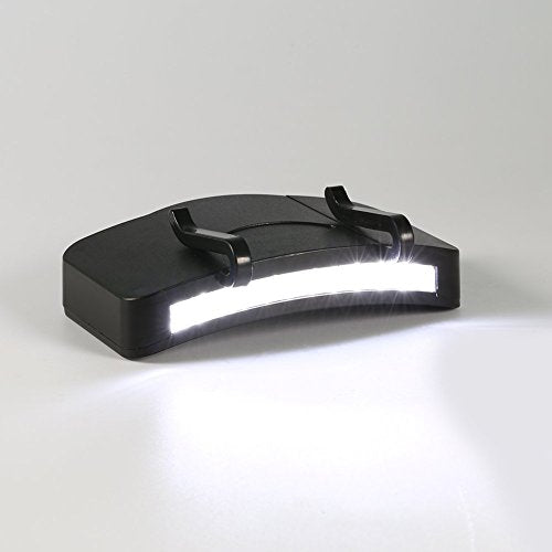 Yosoo Hat Clip Light Lamp/Light/Head Torch/Head Lamp, 11 LED, for Fishing, Running, Camping, Hiking and Mountain Climbing