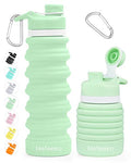 Nefeeko Collapsible Water Bottle, 26oz Silicone Foldable Water Bottles - color: M