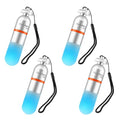 SecurityIng 4 Pcs Scuba Dive Strobe Signal Light, 4 Pcs - Blue - color: Blue