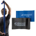 THERABAND Resistance Bands Set, Elastic Bands for Exercise & Physical Therapy, Strength Training for Upper & Lower Body Fitness - size: 2 Pack, style: Non-Latex Advanced