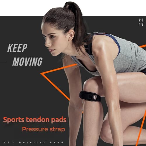 1 Pack Adjustable Patella Knee Strap, Stabilizing Knee Brace