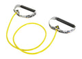 THERABAND Resistance Tubes, Exercise Band, Physical Therapy, 48", Yellow - color: Yellow - Thin