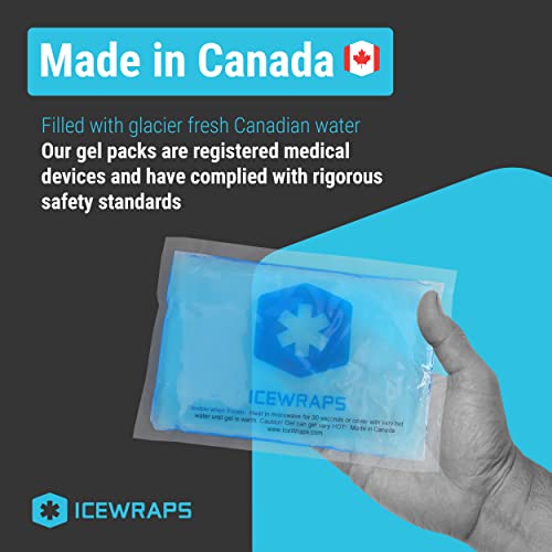 ICEWRAPS Reusable Ice Packs Compact 3 x 5 in, Soft Cooling, Pack of 60 - size: 60 Packs