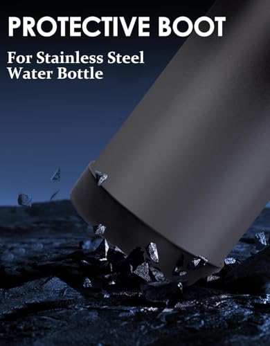 Pink 40 oz Insulated Water Bottle - with Straw Spout Lids, Triple Wall Stainless Steel Water Bottles Cold 48H Hot 24H, Wide Mouth Hydro Bottle Metal Flask with Handle, Strap Carrier Bag for Women - color: Pink, size: 40 Ounces