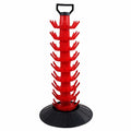 FastRack 81-Bottle Drying Tree | Wine Bottle Drying Rack with Drainage Tray | Screw-Type Plastic Bottle Tree for Sanitizing & Drying