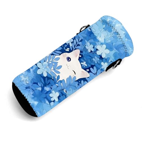 Neoprene Water Bottle Carrier Bag with Adjustable Strap, Insulated Bottle Holder for 24oz Bottles, Lightweight & Washable Bottle Sling for Walking, Hiking, Gym - color: XM-SHT-005