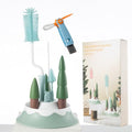 Baby Bottle Drying Rack and Cleaning Set，Xmas Surprise Gift for Newmom - style: Set, Blue