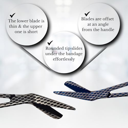 Bandage Scissors 5.5" Long Set of 6 Nurse Vet Tech Gift Made of Stainless Steel with Colorful Patterns First Aid Used For Cutting Gauze Tape Clothing Bandages Vet Wrap Adhesive Removal (Set 11) - style: Set 11