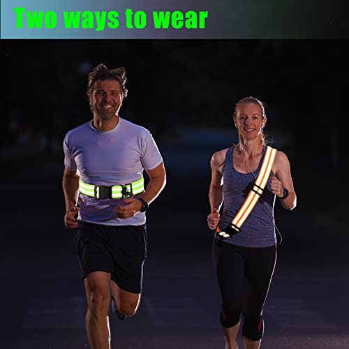Saintrygo Reflective Sash for Walking - color: Orange
