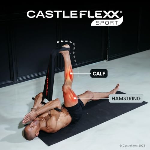CastleFlexx Mobility and Full Body Strengthening Device - color: Black, size: Large 5'9 - 6'2