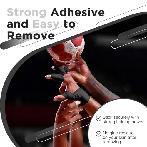 OK TAPE Athletic Sports Tape 4 Packs 32.8ft Per Roll Black Strong Adhesion - color: Black, size: 1.5" x 11yards - 4 Rolls