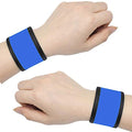 LED Glow Slap Bracelets Light Up Wristbands Flashing Arm Wrist Bands High Visibility Safety Gear Lights for Cycling Walking Running Concert Camping Outdoor Sports, Fits Women Men - color: 2 Pack - Blue