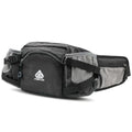 Fanny Pack Waist Bag with Water Bottle Holder for Men Women Running Hiking Travel Dog Walking Workout Cycling Outdoor (Black) - color: Black