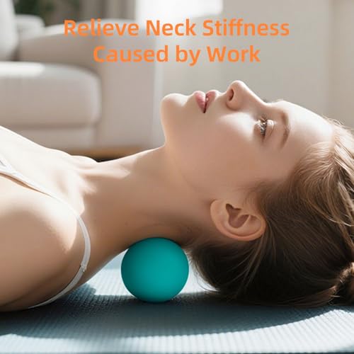 Massage Lacrosse Ball for Myofascial Release, Trigger Point Therapy - color: Green