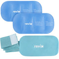REVIX Large Cold Packs for Injuries, Hot & Cold Compress with 2 Gel Packs - color: Blue, size: Large 12 x 6 Inch
