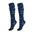 Compression Socks Knee High Support Stockings Women Men - color: Whale Shark