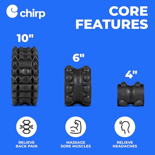 Chirp Wheel XR Acupressure Back Roller Set, 3-Pack, Mint - size: 3-Pack (10, 6, 4 Inch) Mint