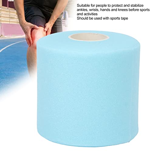 Foam Underwrap, Foam Underwrap Sports Wrap Mutifunctional Foam Underwrap Sports Foam Pre Wrap Athletic Tape for Elbow Knees Ankles(blue)