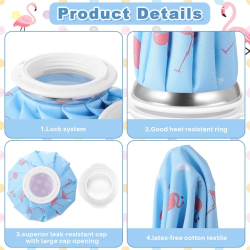 Honoson 4 Pack Reusable Ice Bag Hot Cold Bag Leakproof, Animal Style - style: Animal Style