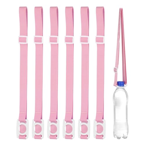 PATIKIL Water Bottle Lanyard - color: Pink/White