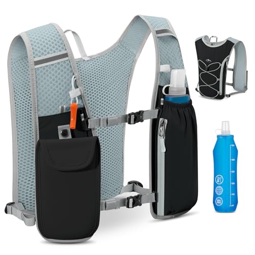 RAINSMORE Running Hydration Vest with 500ml Soft Flask