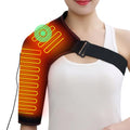 Heated Shoulder Brace with Massager Portable Electric Heating Pad - color: Right