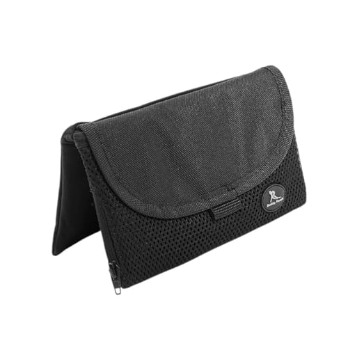 Running Buddy Magnetic Pouch Beltless Running Bag No Bounce - color: Black, size: XL (6.8 in x 4 in)