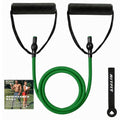 RitFit Single Resistance Bands with Handles Door Anchor for Home Gym - size: 5-10lbs