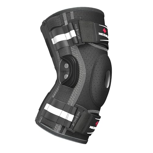 NEENCA Professional Knee Brace, Hinged Knee Support for Women & Men Relief - size: XXX-Large