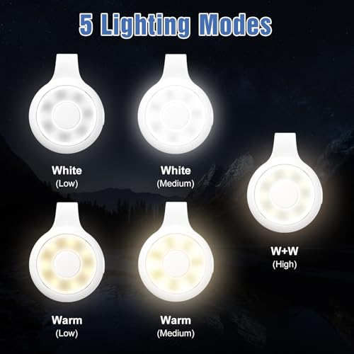 Rechargeable Nurse Lights Clip On for Night Shift, Badge Light - color: O-White