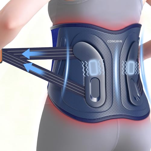 68" Cordless Heating Pad for Back Pain Relief, Lower Back Massager