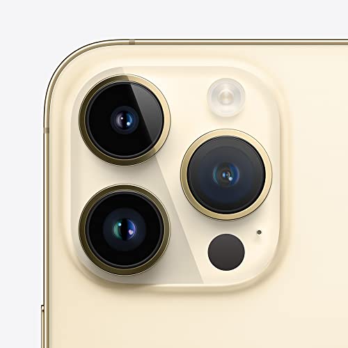 Apple iPhone 14 Pro Max, 256GB, Gold - Locked to Boost Mobile (Renewed) - color: Gold, size: 256GB