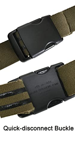 Tactical Leg Strap,Secure Non-Slip Elastic Thigh Strap with Quick-Release Buckle for Drop Leg Holster Platforms and Thigh Rig - color: Ranger Green