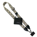 Save the Girls Clip & Go Phone Lanyard with Wallet Pouch, XOXO Black - color: Xoxo Black
