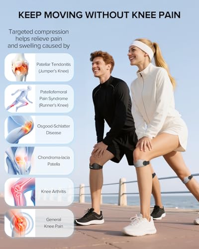 Patellar Tendon Support Strap, Knee Brace for Women & Men