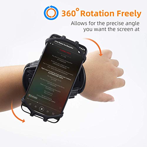 360 Degree Rotatable Removable Mobile Phone Sport Wristband