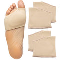 ZenToes Metatarsal Pads for Women, Ball of Foot Gel Cushion Sleeve, Large - color: Beige, size: Large