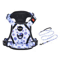 Petmolico No Pull Dog Harness and Leash Set with 4 Clips, Daisy, Medium - color: Dasiy, size: Medium
