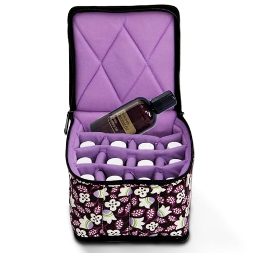 Weljoy Essential Oil Case 13 Bottle Organizer, Bellwort - color: bellwort