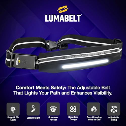 Running Lights for Runners – Rechargeable LED Safety Light for Outdoor Survival Kit, Camping Accessories, Hiking Gear for Women Essentials, Battery Powered Night Light, Waterproof Night Running Light