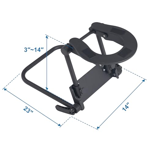 Master Massage Adjustable Headrest Massage Kit for Home - Includes Face Pillow Cradle and Cushion Support Bracket for Sleeping Mattress Top Royal Blue - color: Royal Blue