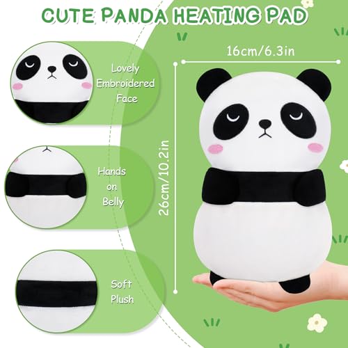 Panda Microwavable Heating Pad for Period Pain Relief Panda Heating Pad - style: White Panda