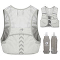 Hydration Running Vest with 2pcs 500ml/17oz Water Bottles, M/L - color: Gray, size: M: 27.6" - 43.3"