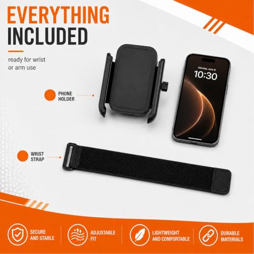 Wrist Phone Holder, 360° Rotating Arm Mount(Arm Style)