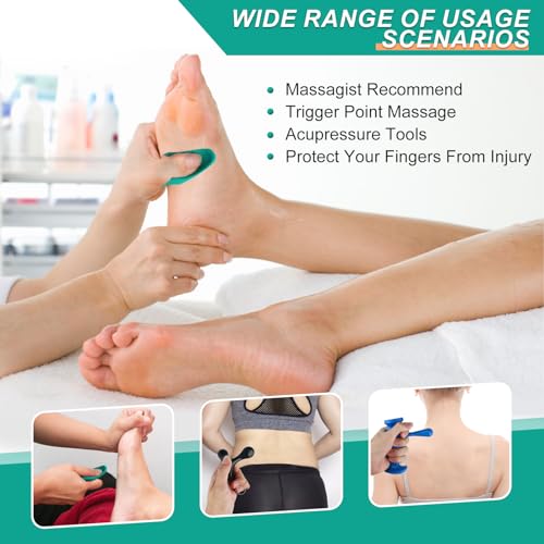 Trigger Point Massage Tool Set, 3 Pack Manual Body Massagers