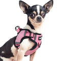 PUPTECK Dog Harness Small Sized Dog, Step in Adjustable Reflective Dog Vest Harness Escape Proof, No Pull Soft Padded Harness Easy Control, Pink, XS - color: Pink, size: XS (CHEST: 11.5"-16")