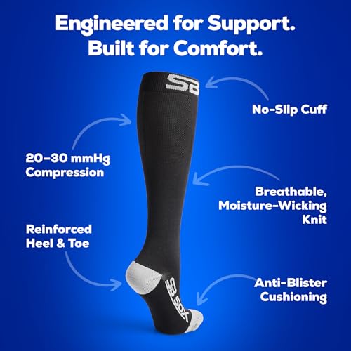 SB SOX - 3 Pairs Size X-Large Compression Socks