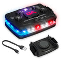 Guardian Angel Elite Safety Light IR - Red/Blue/White Front & Red/Blue Rear - color: Red/Blue/Infrared, size: 1-Pack