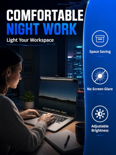 Laptop Monitor Light Bar with Clip USB LED Task Lamp No Screen Glare - size: For Laptop